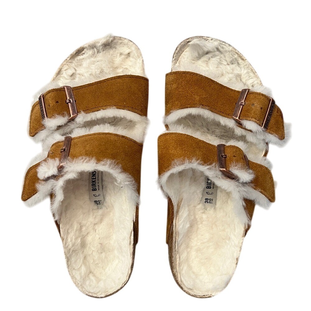 Birkenstocks Arizona Shearling‎ Womens Sandal size 39